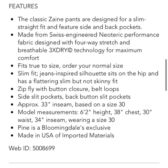 Theory Zaine Neoteric Slim Fit Pant Trousers Tan Khaki Size 29 32 inseam - Picture 6 of 15